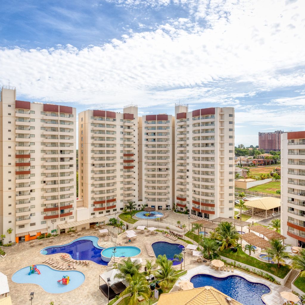 Vista hotel suíte Super Luxo Thermas - Vista piscina ou parque.